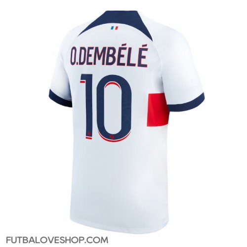 Dres Paris Saint-Germain Ousmane Dembele #10 Preč 2023-24 Krátky Rukáv